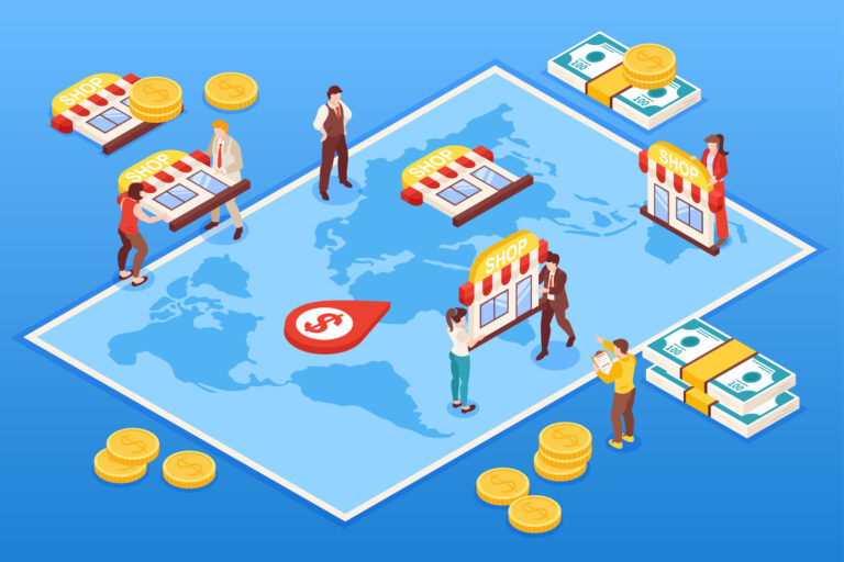 Franchise Isometric Composition